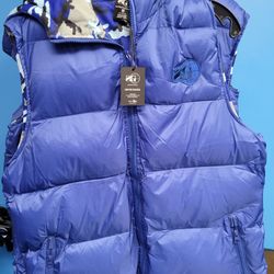 MEN HOOD VEST 2X ONLY