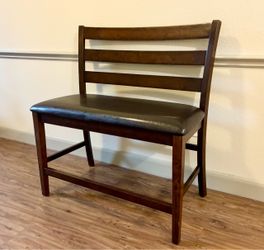 Ladderback Breakfast Height Bench