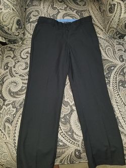 Izod Boys Husky Black Dress Pants