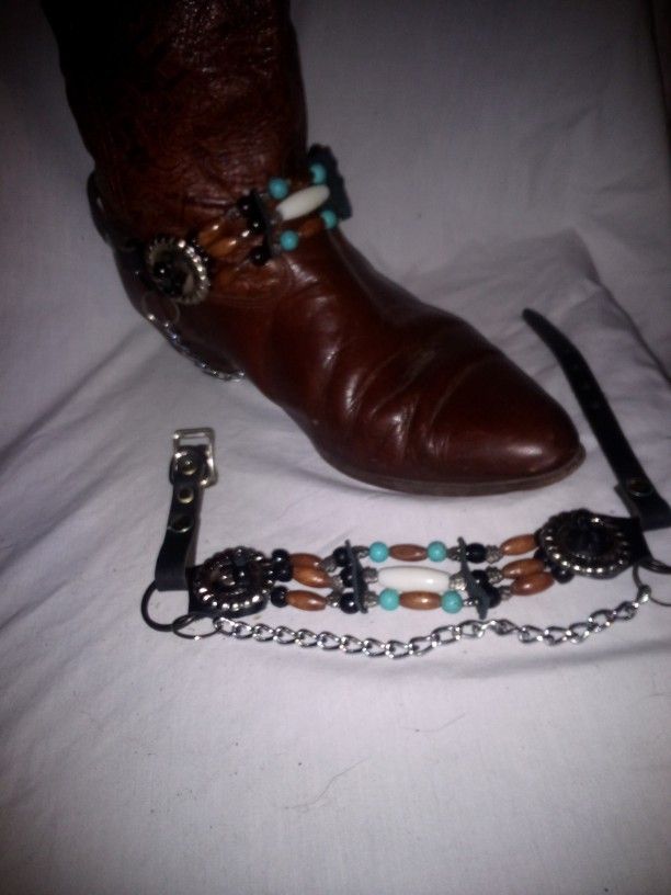 New Handcrafted Women's Or Men's Boot Bling