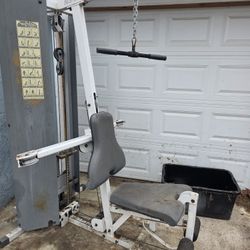 Free Work Out Station With Plate Weights