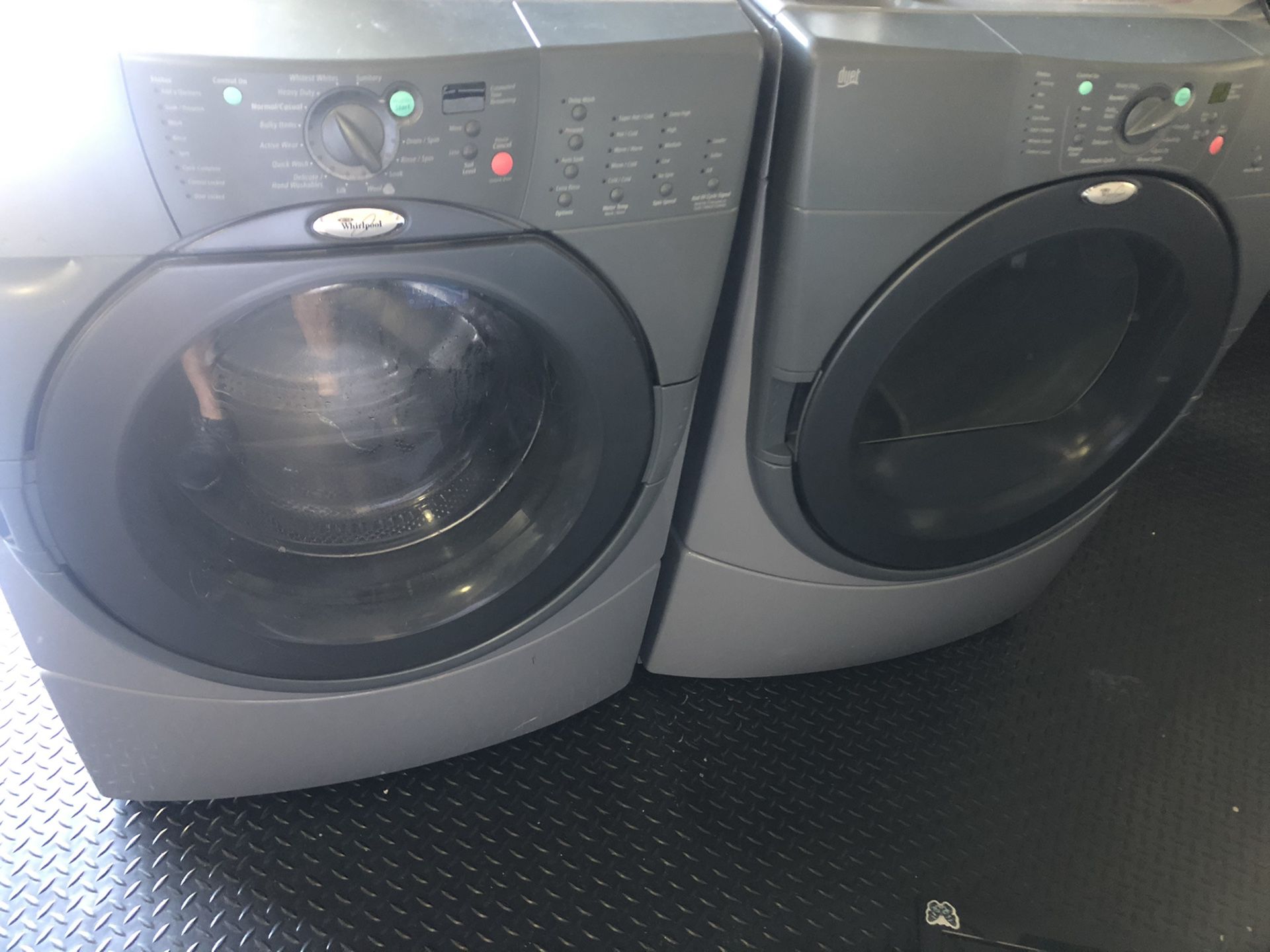 Whirlpool Duet washer and dryer (need to get them out of home today