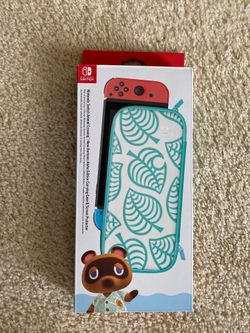 Nintendo switch animal crossing aloha edition carrying case and screen protector