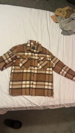 Brixton Plaid Flannel Shirt Jacket