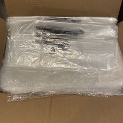 Clear poly bags 16inch x 24 inch
