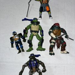 TMNT Action Figures Lot