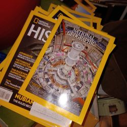 National Geographic  And History Mags