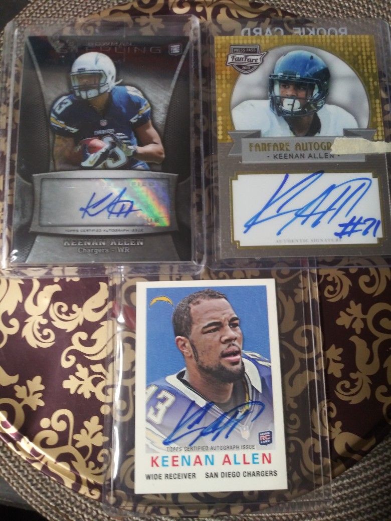 Keenan Allen Autographs Cards Rookie Cards