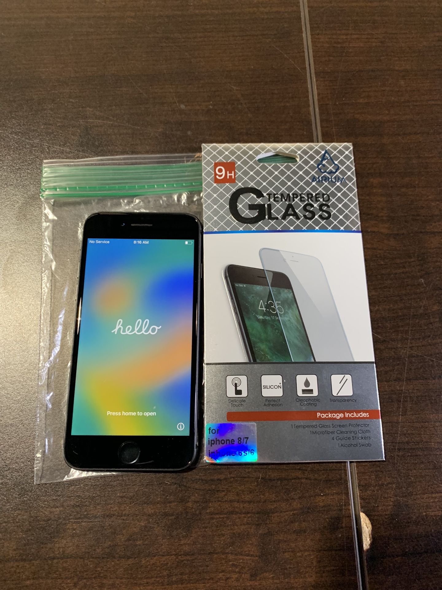 Apple iPhone 8 - Space Gray 64GB for T-Mobile/ Sprint with Free Case & Tempered Glass Protector