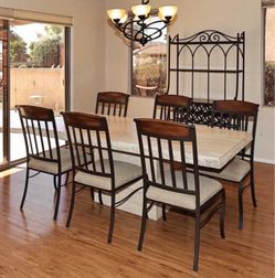 Travertine Dining Table