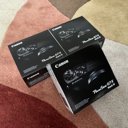 Canon PowerShot G7 X Mark III Black Camera Brand New