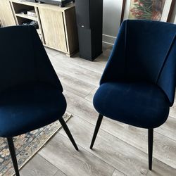 Blue Chairs Set Of 2