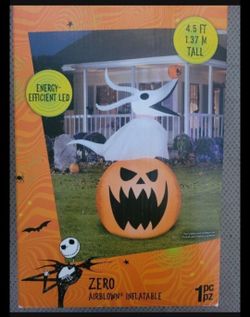 Nightmare Before Christmas Zero Airblown Inflatable 4.5 FT