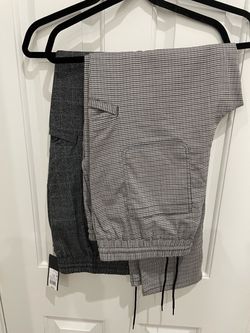 Mens Jogger Style pants (set Of 2 Pairs), NEW, Fits Waist Size 36-38