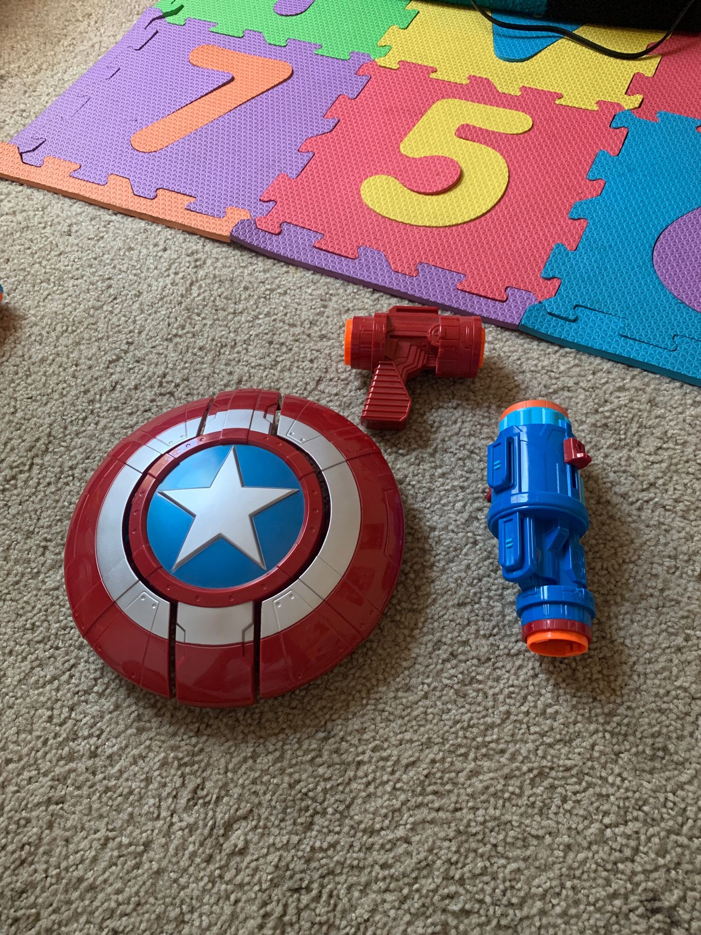 Captain America Nerf Gun Toy