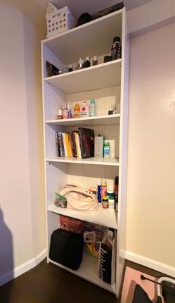 White Bookshelf – Approximately 60 Inches Tall