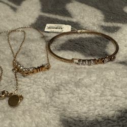 Michael Kors Bracelet And Necklace 