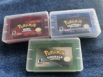 Pokemon games (Ruby, Sapphire and Emerald) (Repro)