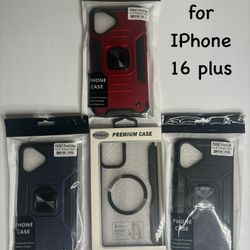 NEW Rugged iPhone 16 Plus Cases - Multiple Colors - $8 Each 