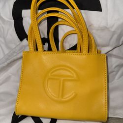 Authentic Small Telfar Bag - Yellow