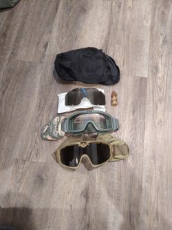 Standard Issue U.S. Army Combat Goggles 