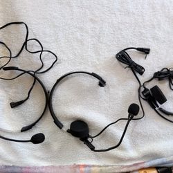 Motorola Headsets. Single Pin Only One Has Been Used. All Three For 25.00 Or 10 Each
