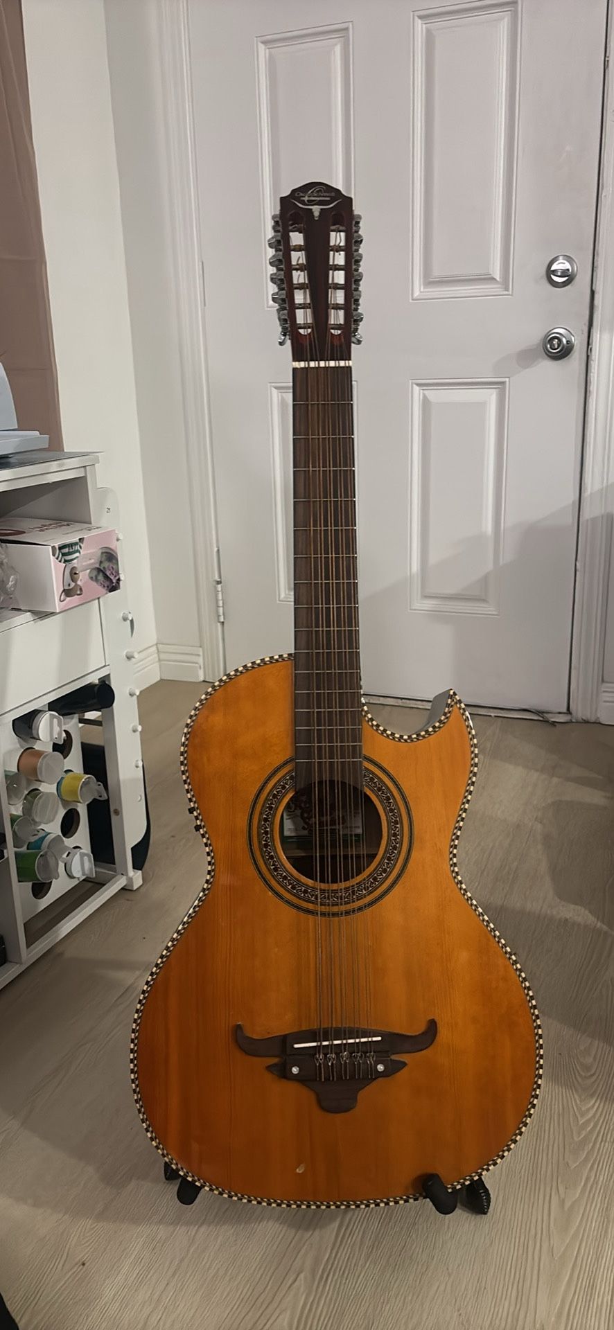 Oscar Schmidt OH52SE Acoustic-Electric Bajo Sexto Guitar
