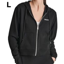 New Women's Sweater/Hoodie Size Large From DKNY 
