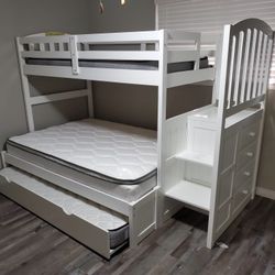 Twin Over Full Bunk Bed Huge Selection Big Discounts Don’t Miss Out 