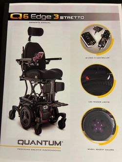 Power Wheelchair  ,Q6 Edge 3 Stretto