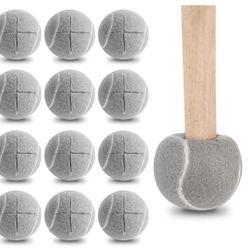 16 Gray Tennis Balls For Chairs