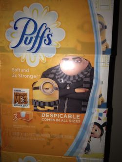 Puff tissues boxes