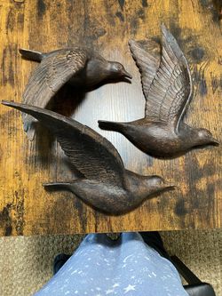Wooden Birds Wall Decoration 