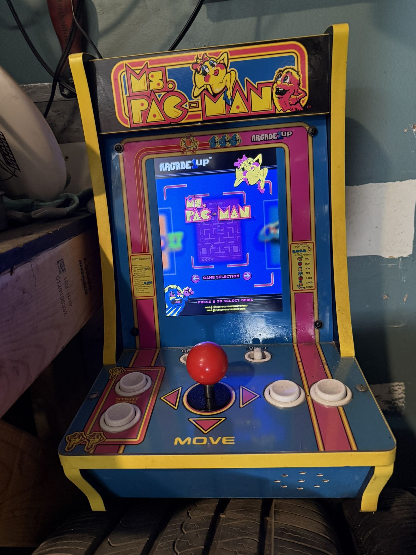 Arcade1up Mrs Pac-man/Galaga/Dig Dug2/Pacman Plus