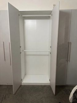 Tall Modern Wardrobe Closet – 93” – Moving Sale