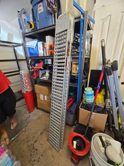 Steel loading ramp