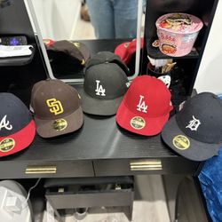 6 7/8 Low Profile Fitted Hats 
