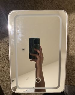 Skincare Fridge With Mirror And Light 