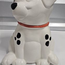 Disney Dalmation Cookie jar Vintage exc+ 101 dalamations Treasure Craft 13'