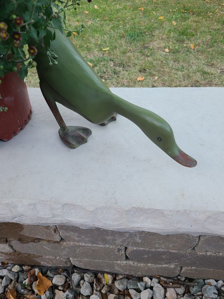 Carved Wood Duck