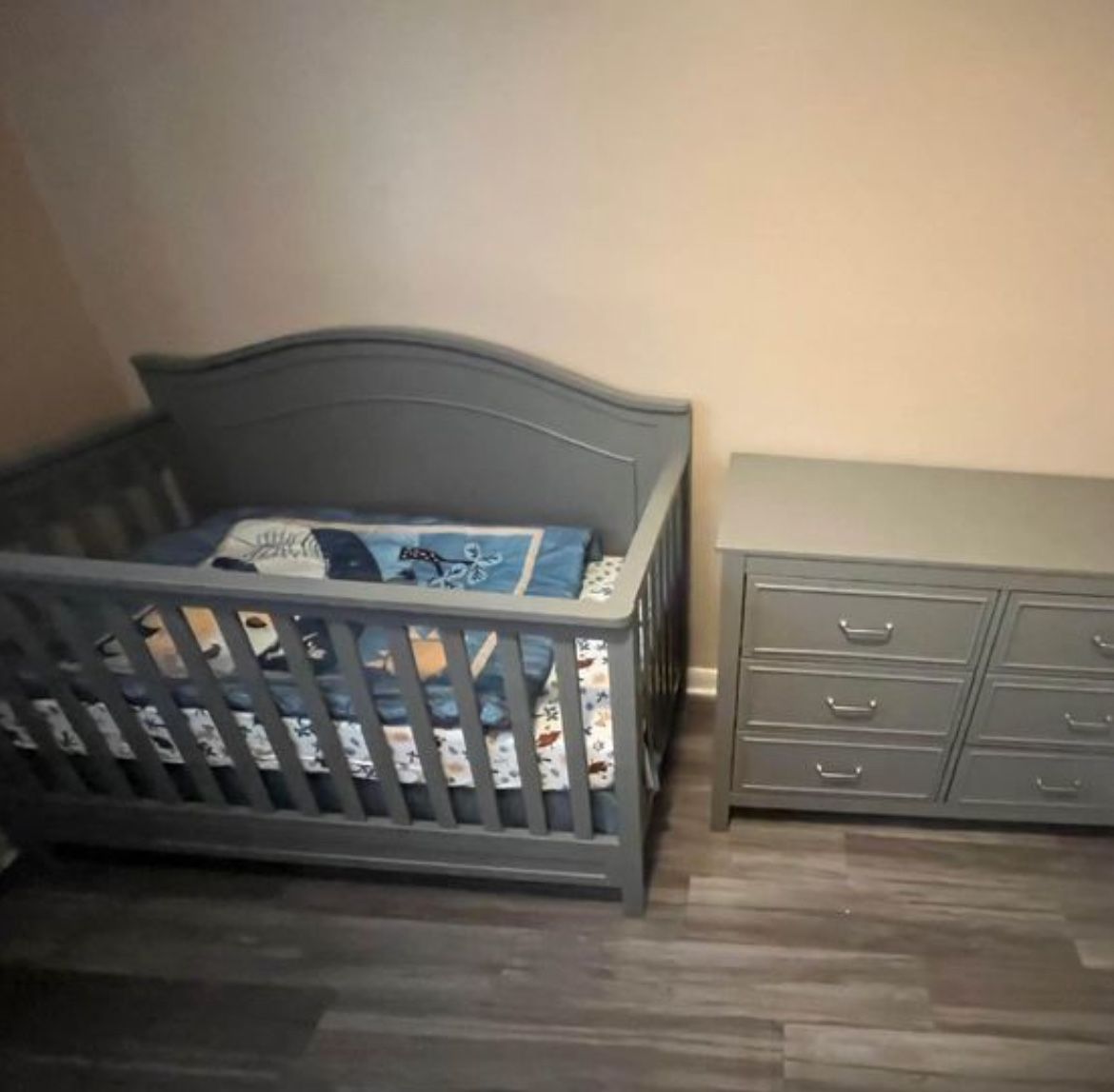 Crib And Changing Table