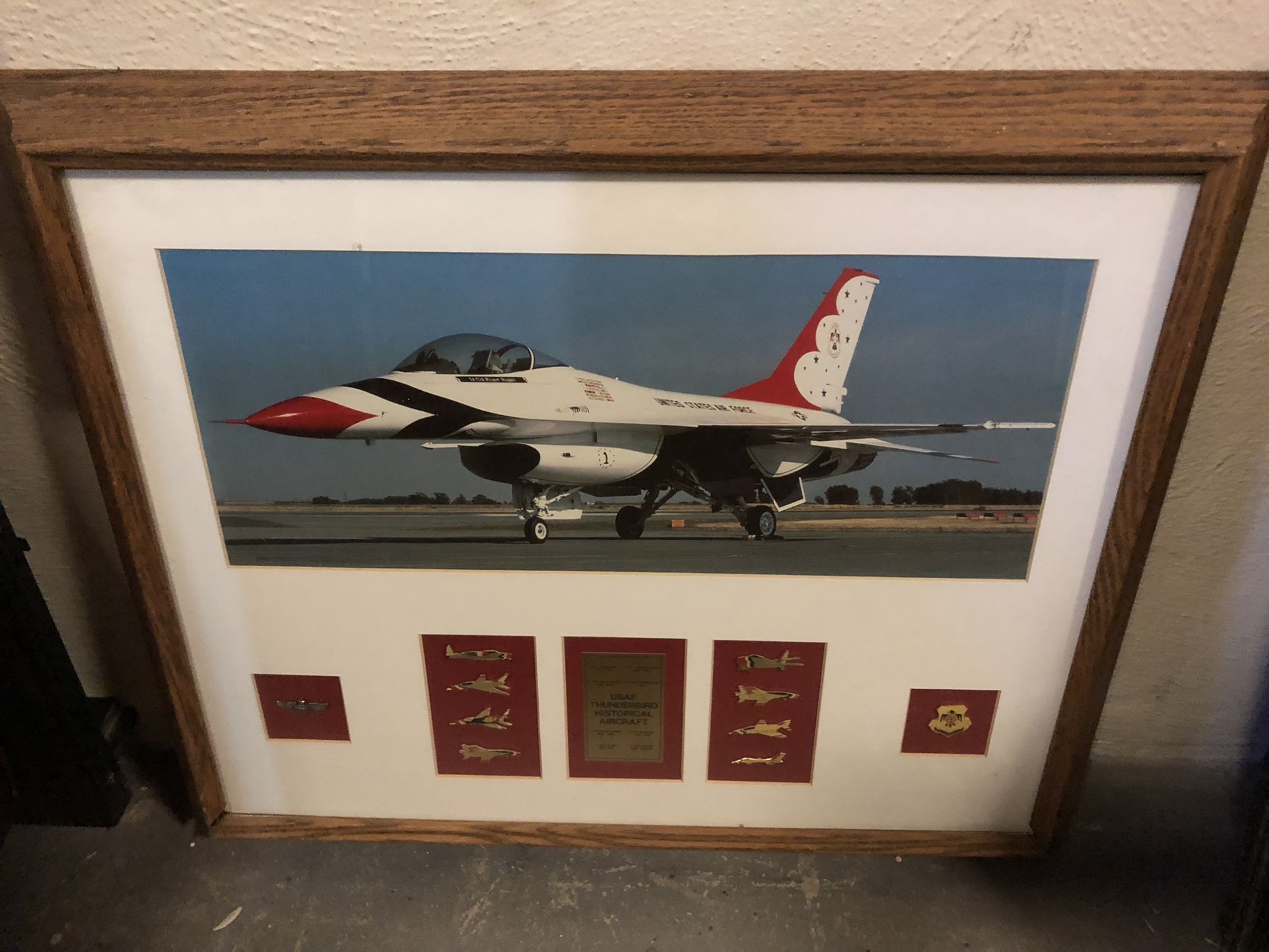 USAF Thunderbird Historical Aircraft Frame