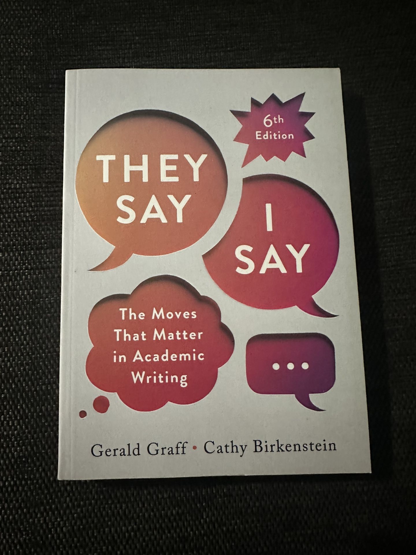 They Say I Say 6th Ed