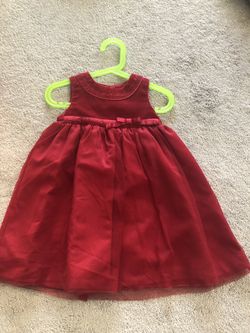 Baby girl red dress
