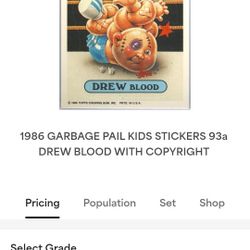 Garbage Pail Kids 1986 
