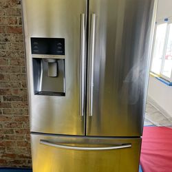 Free stainless steel  fridge freezer