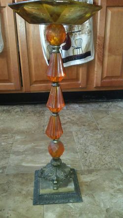 Antique ashtray for the low