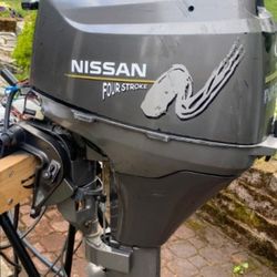 9.8 Nissan 4 stroke Outboard Motor 