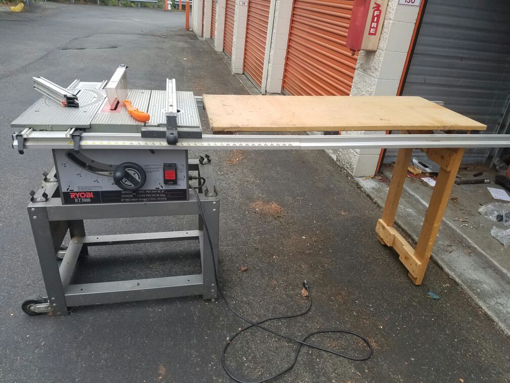 Ryobi BT3000 table saw great shape for Sale in Bothell, WA OfferUp