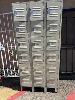 6 Tier Locker-3 Wide